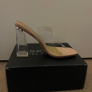 Chunky Clear Heel